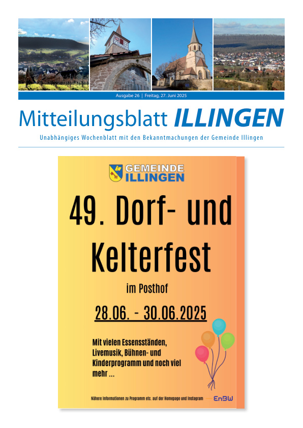 Mehr über den Artikel erfahren Illingen KW 26