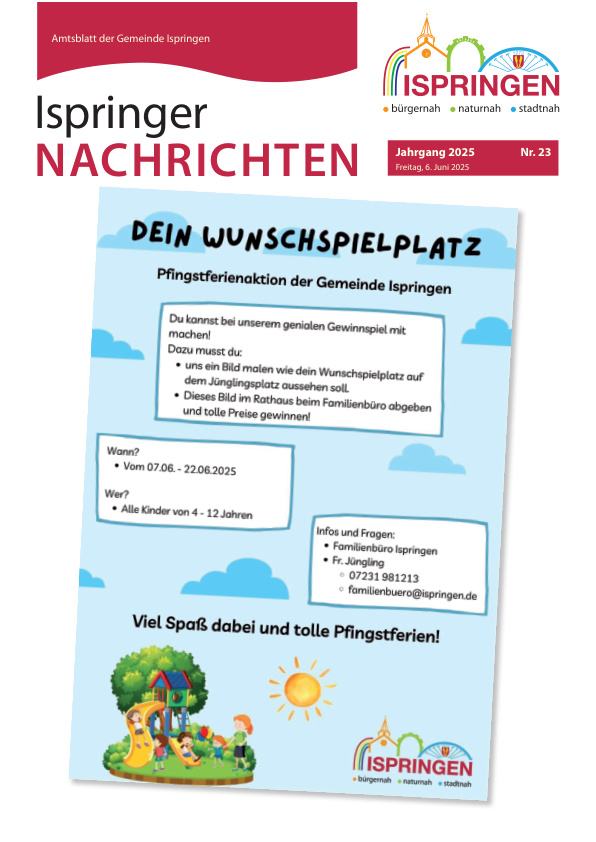 Mehr über den Artikel erfahren Ispringen KW 23