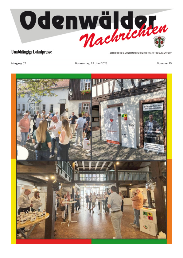 Mehr über den Artikel erfahren Ober-Ramstadt KW 25