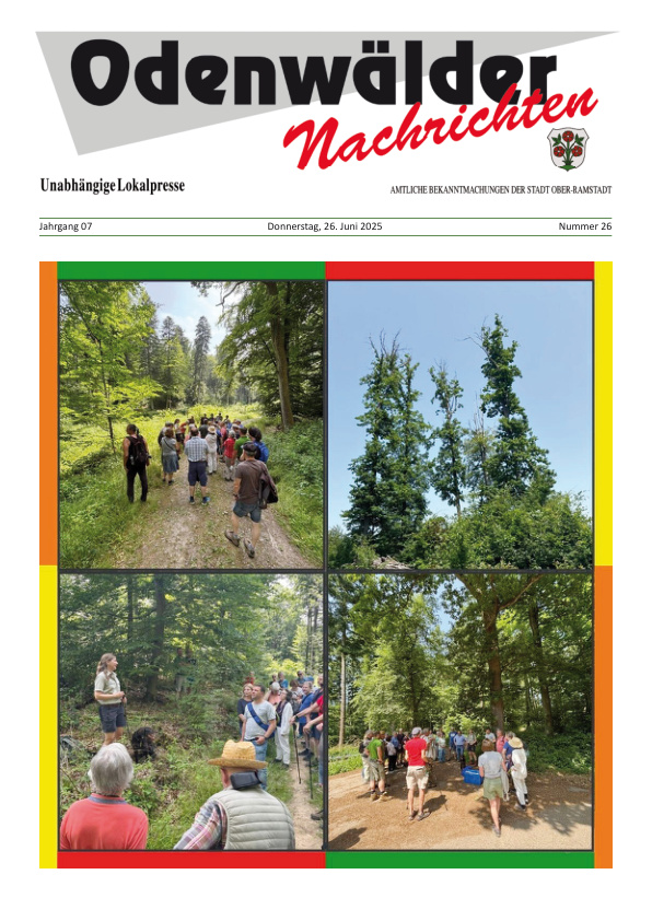 Mehr über den Artikel erfahren Ober-Ramstadt KW 26
