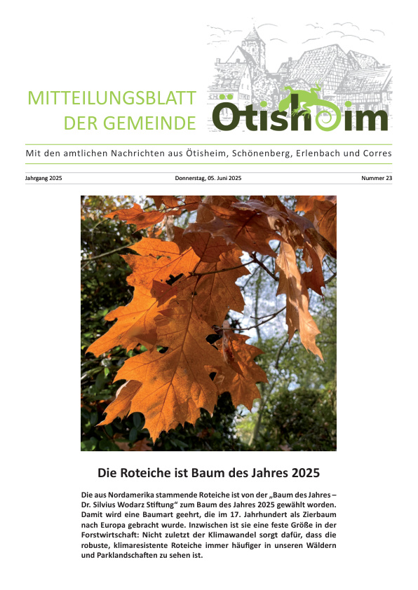 Mehr über den Artikel erfahren Ötisheim KW 23