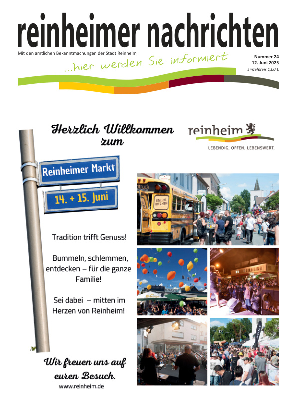 Mehr über den Artikel erfahren Reinheim KW 24