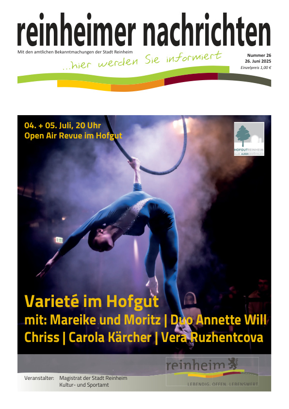 Mehr über den Artikel erfahren Reinheim KW 26