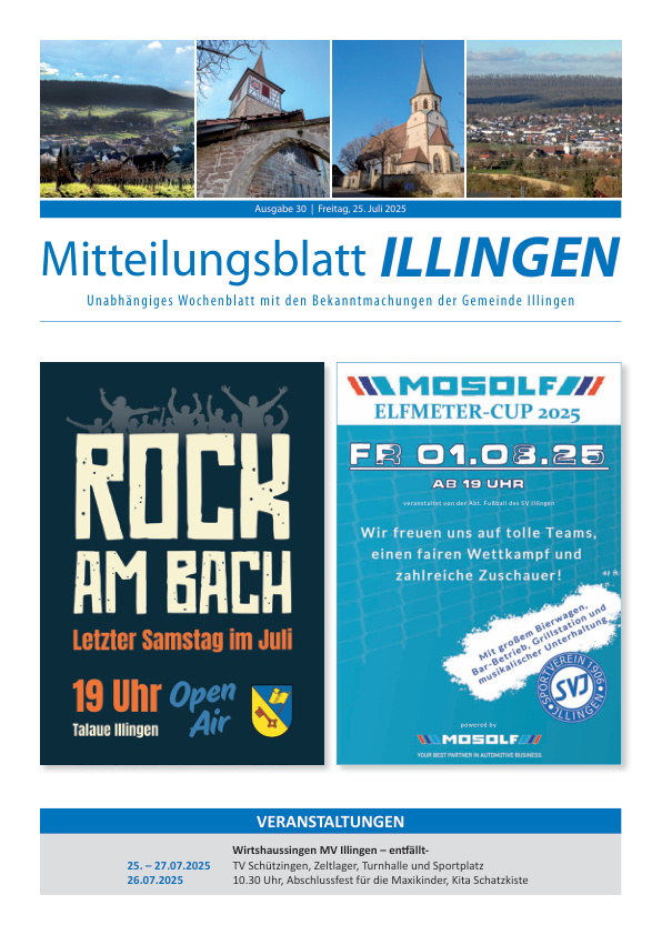 Mehr über den Artikel erfahren Illingen KW 30