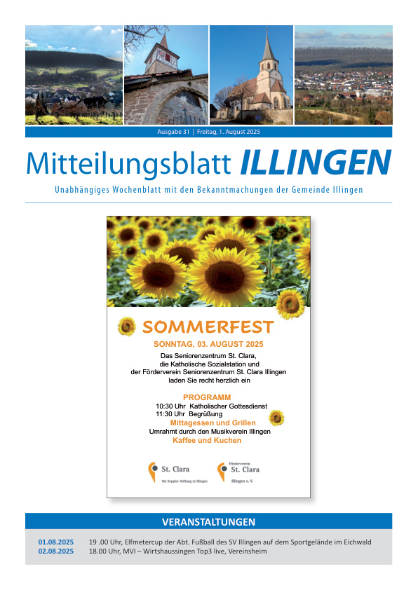 Mehr über den Artikel erfahren Illingen KW 31