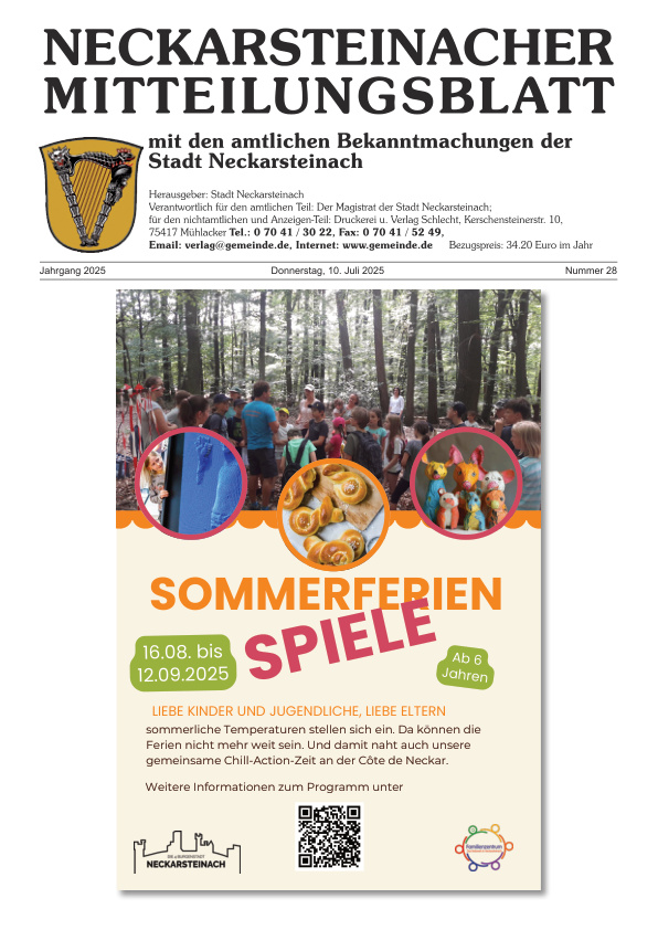 Mehr über den Artikel erfahren Neckarsteinach KW 28