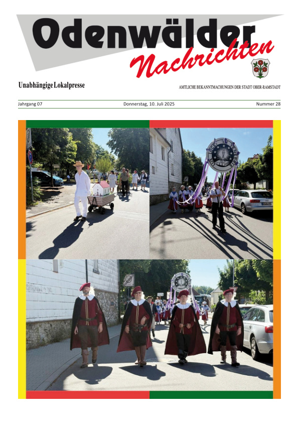 Mehr über den Artikel erfahren Ober-Ramstadt KW 28