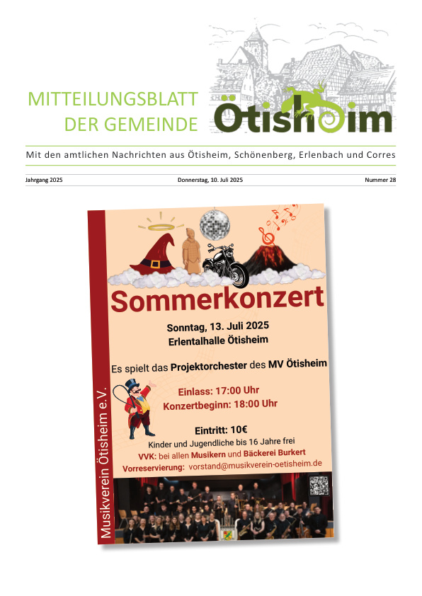 Mehr über den Artikel erfahren Ötisheim KW 28