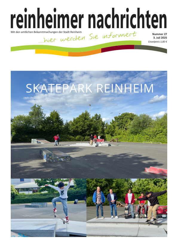 Mehr über den Artikel erfahren Reinheim KW 27