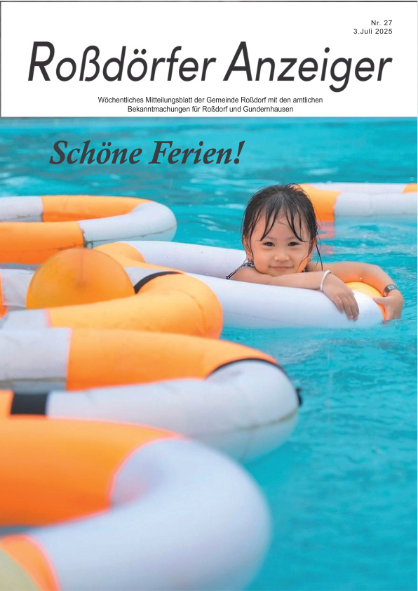 Mehr über den Artikel erfahren Roßdorf KW 27