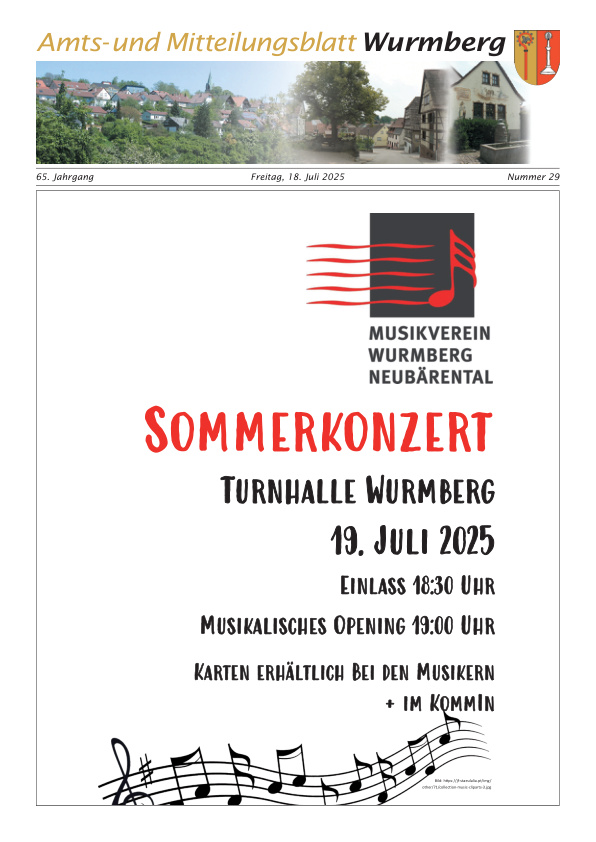 Mehr über den Artikel erfahren Wurmberg KW 29