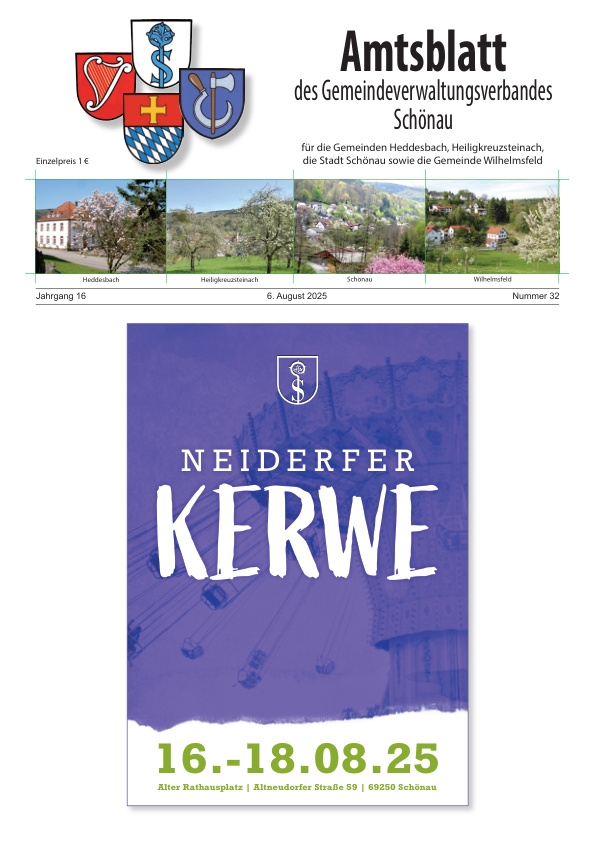 Mehr über den Artikel erfahren GVV Schönau KW 32-34