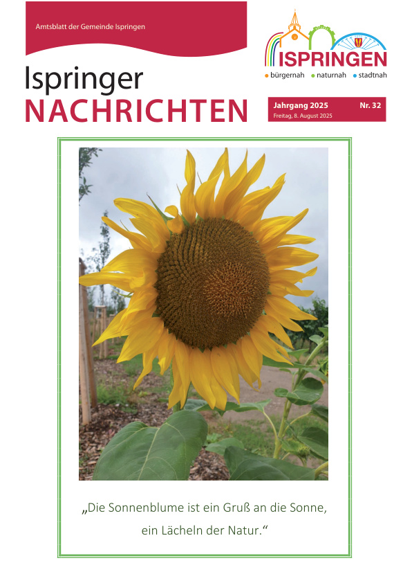 Mehr über den Artikel erfahren Ispringen KW 32-34