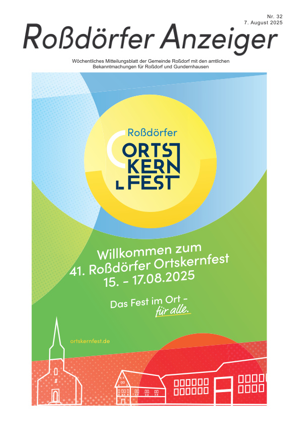 Mehr über den Artikel erfahren Roßdorf KW 32-34