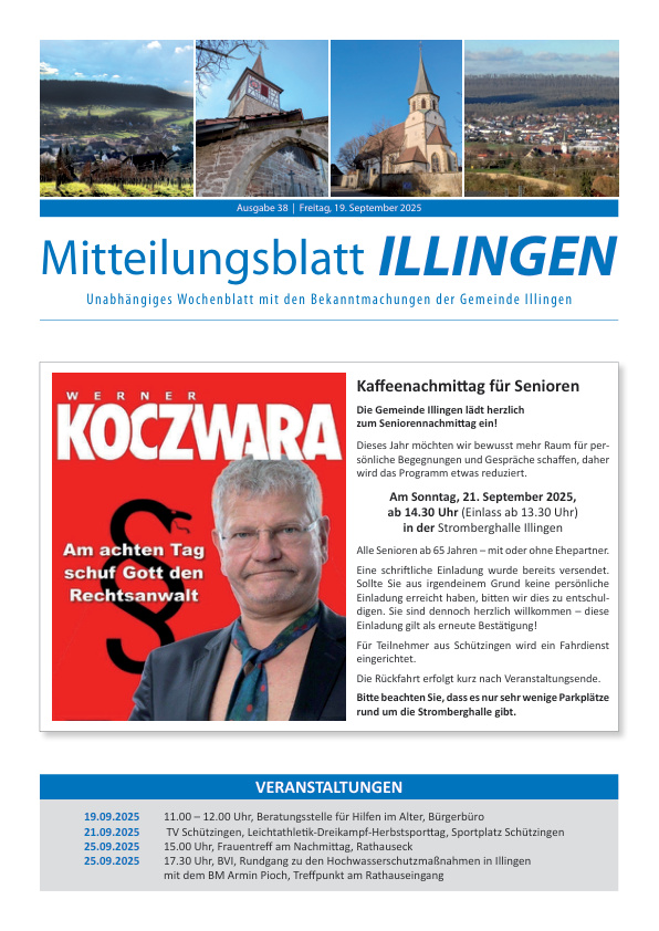 Mehr über den Artikel erfahren Illingen KW 38