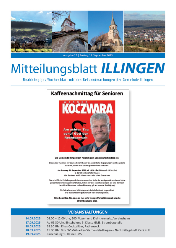 Mehr über den Artikel erfahren Illingen KW 37