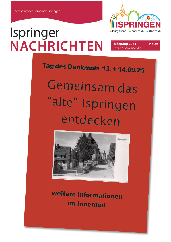 Mehr über den Artikel erfahren Ispringen KW 36