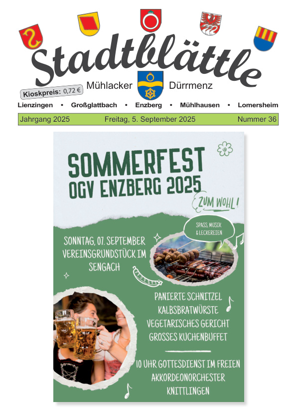 Mehr über den Artikel erfahren Mühlacker KW 36