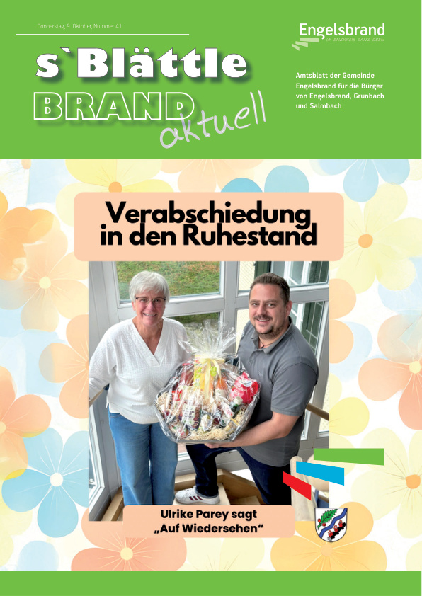 Mehr über den Artikel erfahren Engelsbrand KW 41