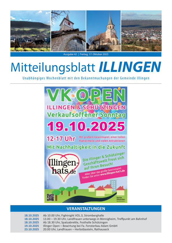 Mehr über den Artikel erfahren Illingen KW 42