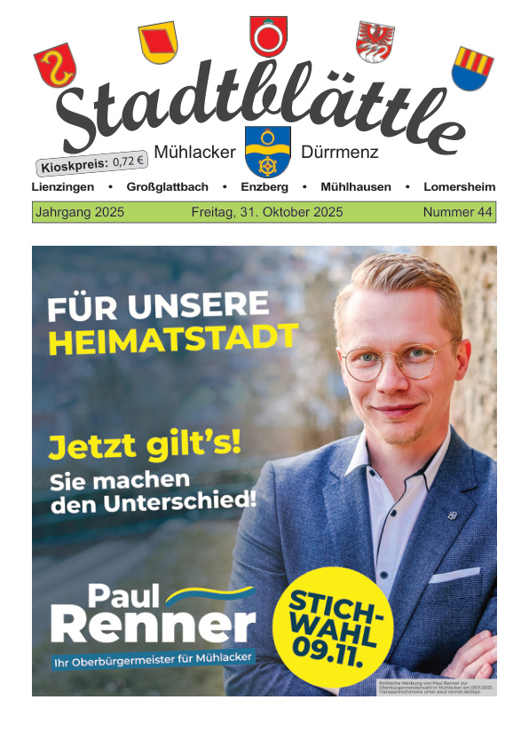Mehr über den Artikel erfahren Mühlacker KW 44